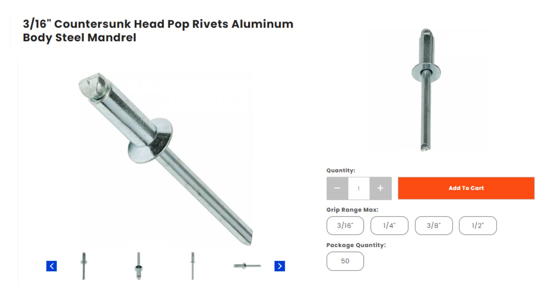 Rivet Buying Guide - Rivet Sizes - All Points Fasteners