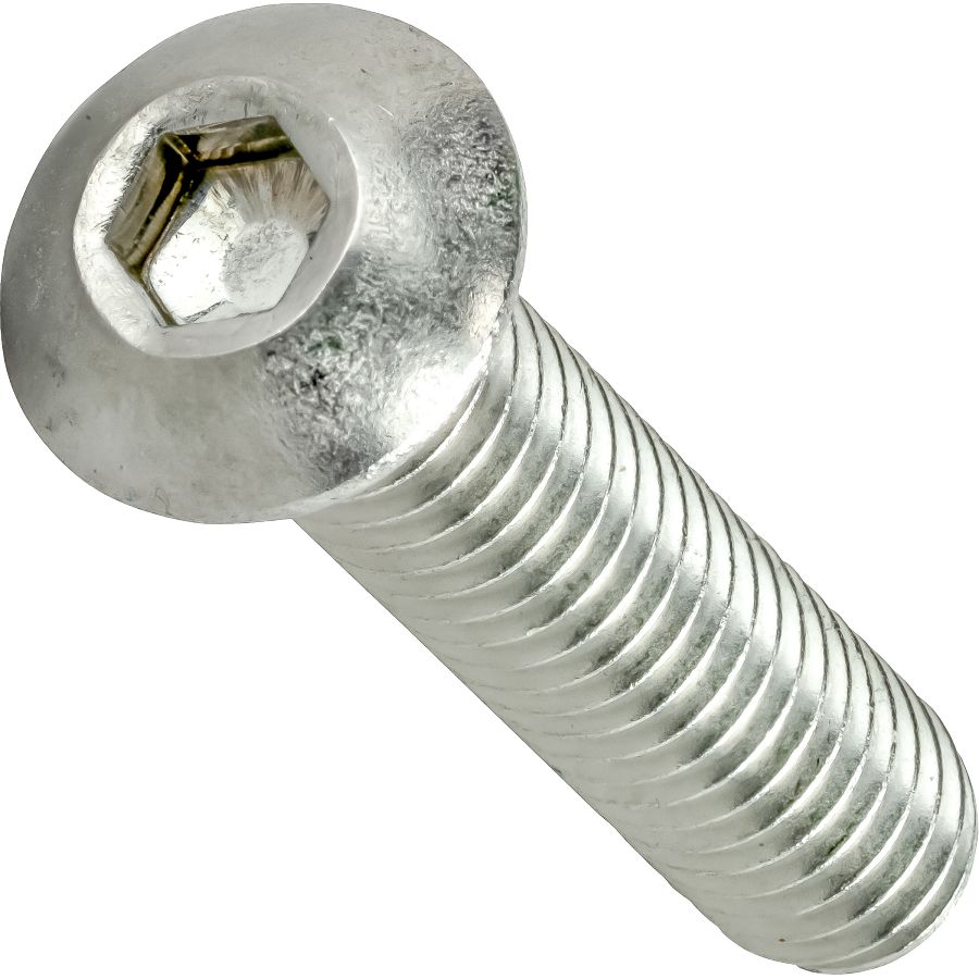 M6 x 10mm Hex Head Screw Bolt, Fully Threaded, Stainless Steel 18-8, Plain  Finish, Quantity 25