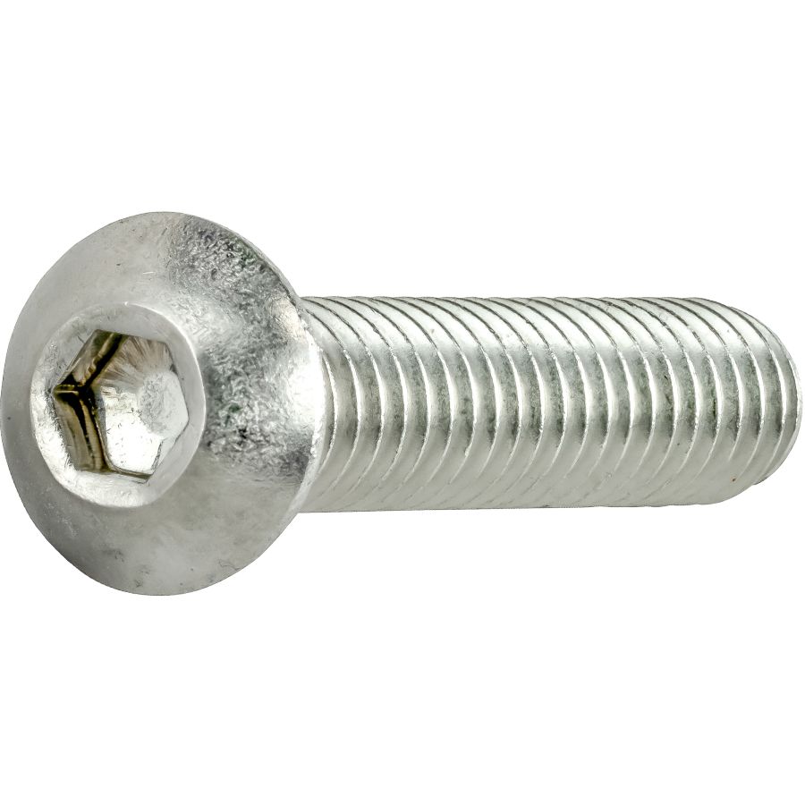 1-64 x 3/8 Button Head Socket Cap Screw, 18-8 Stainless Steel (Box of