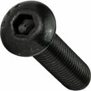 Image of item: 0-80 Button Head Socket Cap Screws Grade 8 Black Oxide Alloy Steel
