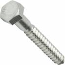 Image of item: 1/4 Hex Head Lag Screw Bolts Stainless Steel 18-8
