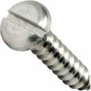 Image of item: #4 Slotted Pan Head Sheet Metal Screws Stainless Steel 18-8