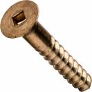 Image of item: #6 Square Drive Flat Head Wood Screws Silicon Bronze