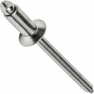 Image of item: 1/8" Flat Countersunk Head Pop Rivets Stainless Body
